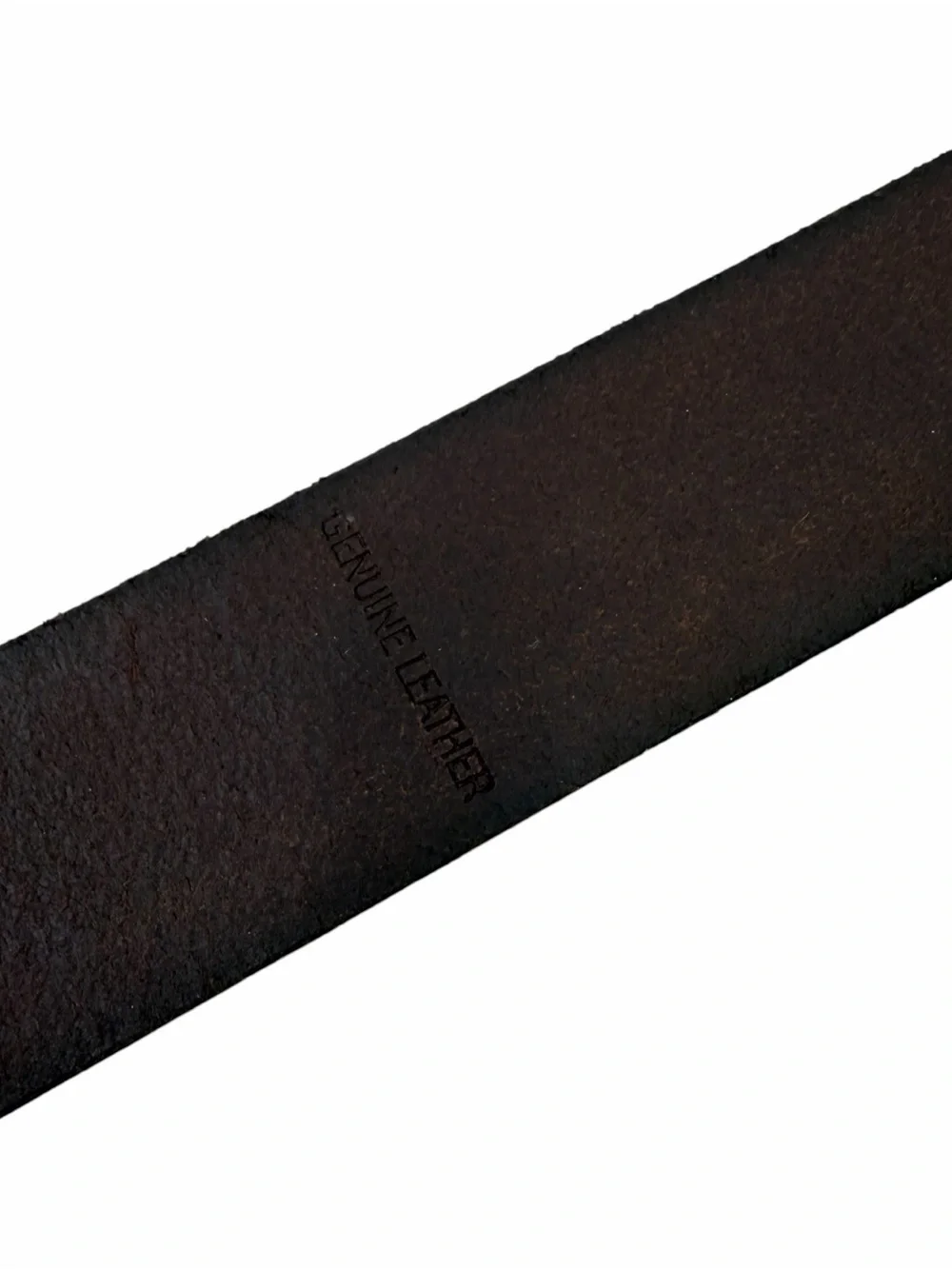 American Eagle Leather Belt Mens Dark Brown Rugged Eagle Logo Casual L/XL